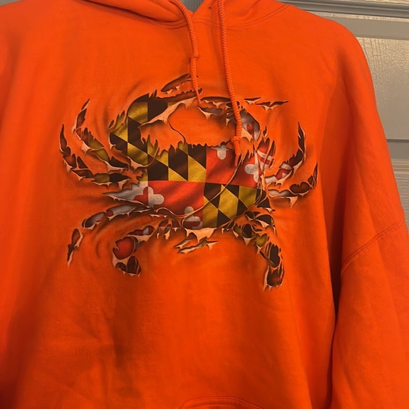 Maryland crab 2xl hoodie - Picture 2 of 4